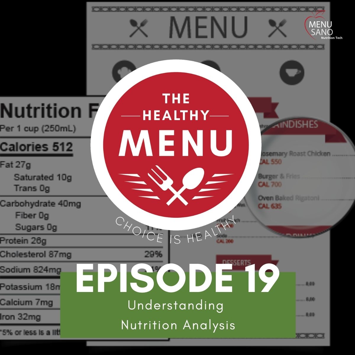 episode 19 - understanding nutrition analysis
