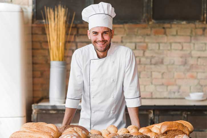 happy baker