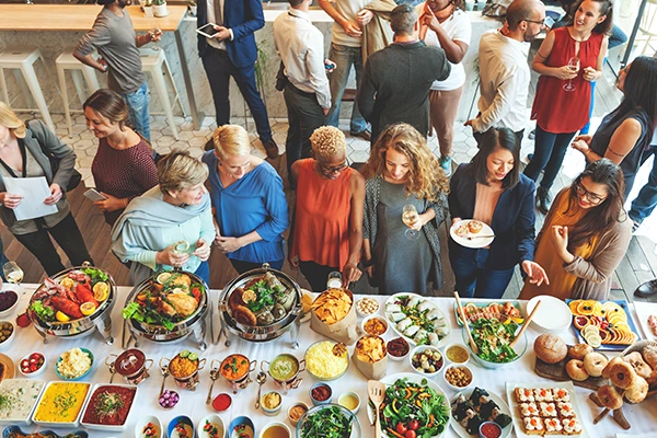 people at an event