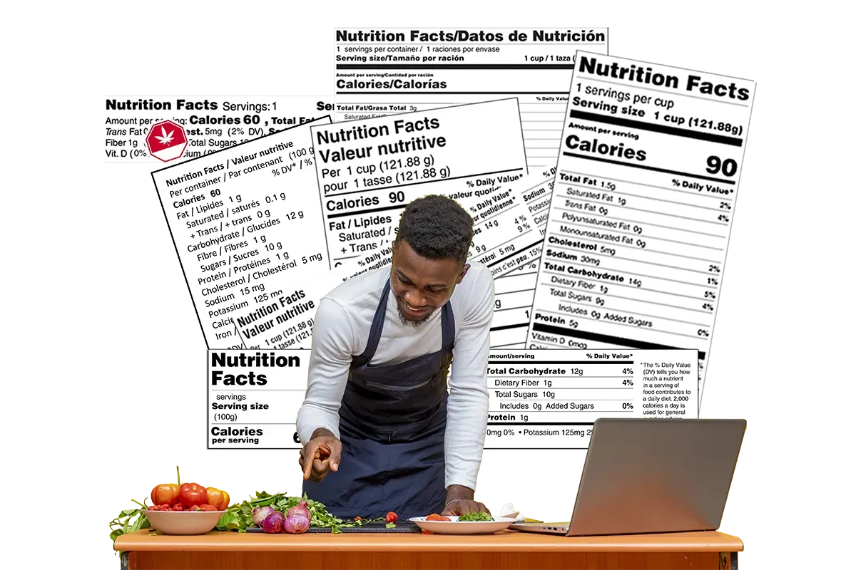 landing page - above the fold section