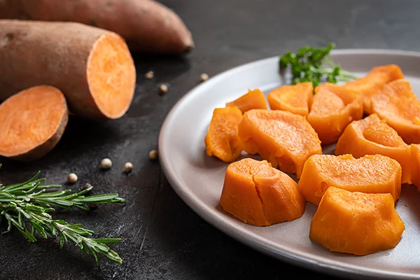 roasted sweet potatoes
