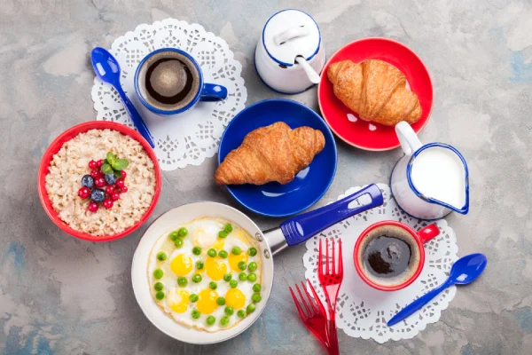 breakfast top view - tph case study